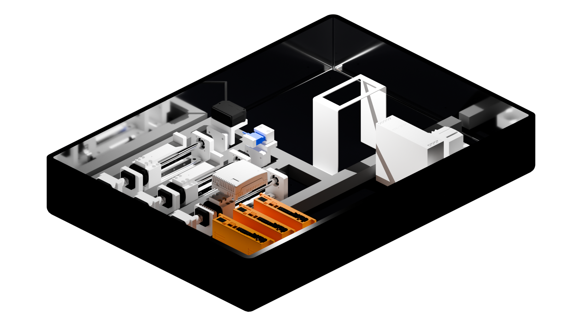 Servo motion and PLC control. product visual