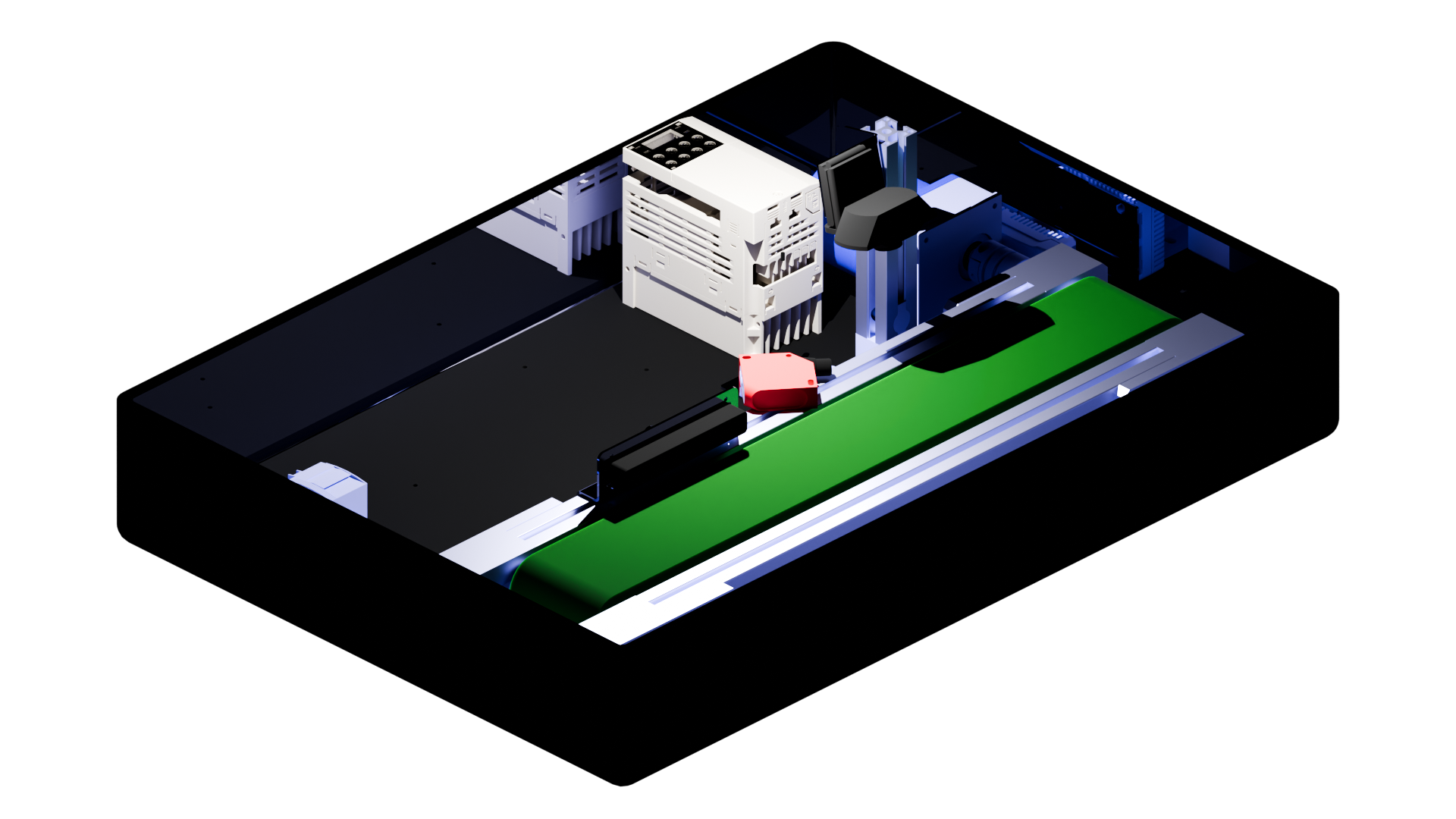 Conveyor sensing and sorting. product visual